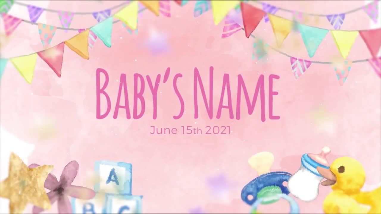 Baby Slideshow After Effects Templates Motion Array