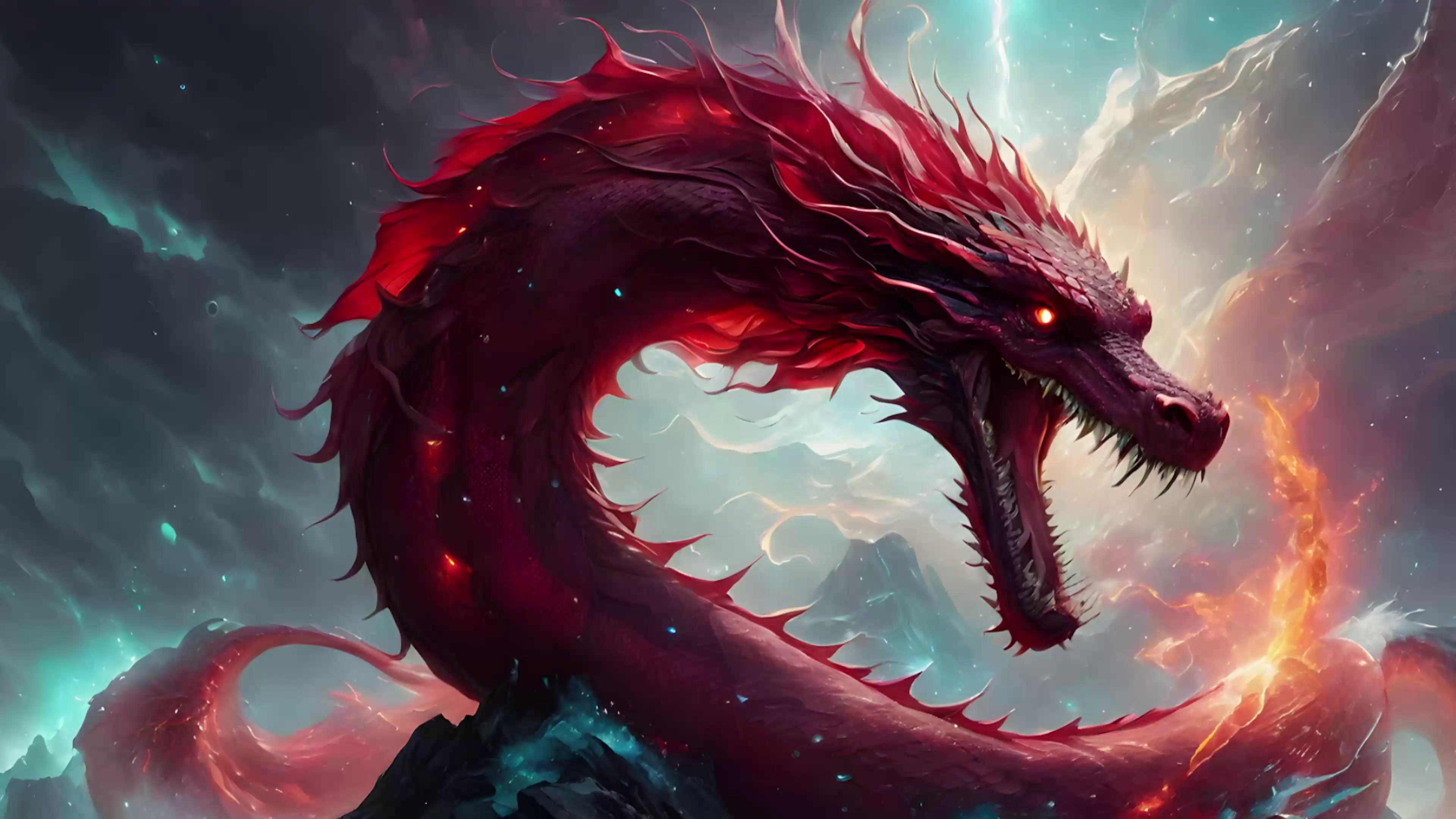 Red Dragon Live Wallpaper