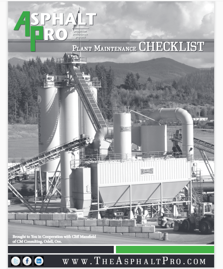 Asphalt Plant Maintenance Motion Engineering Inc.