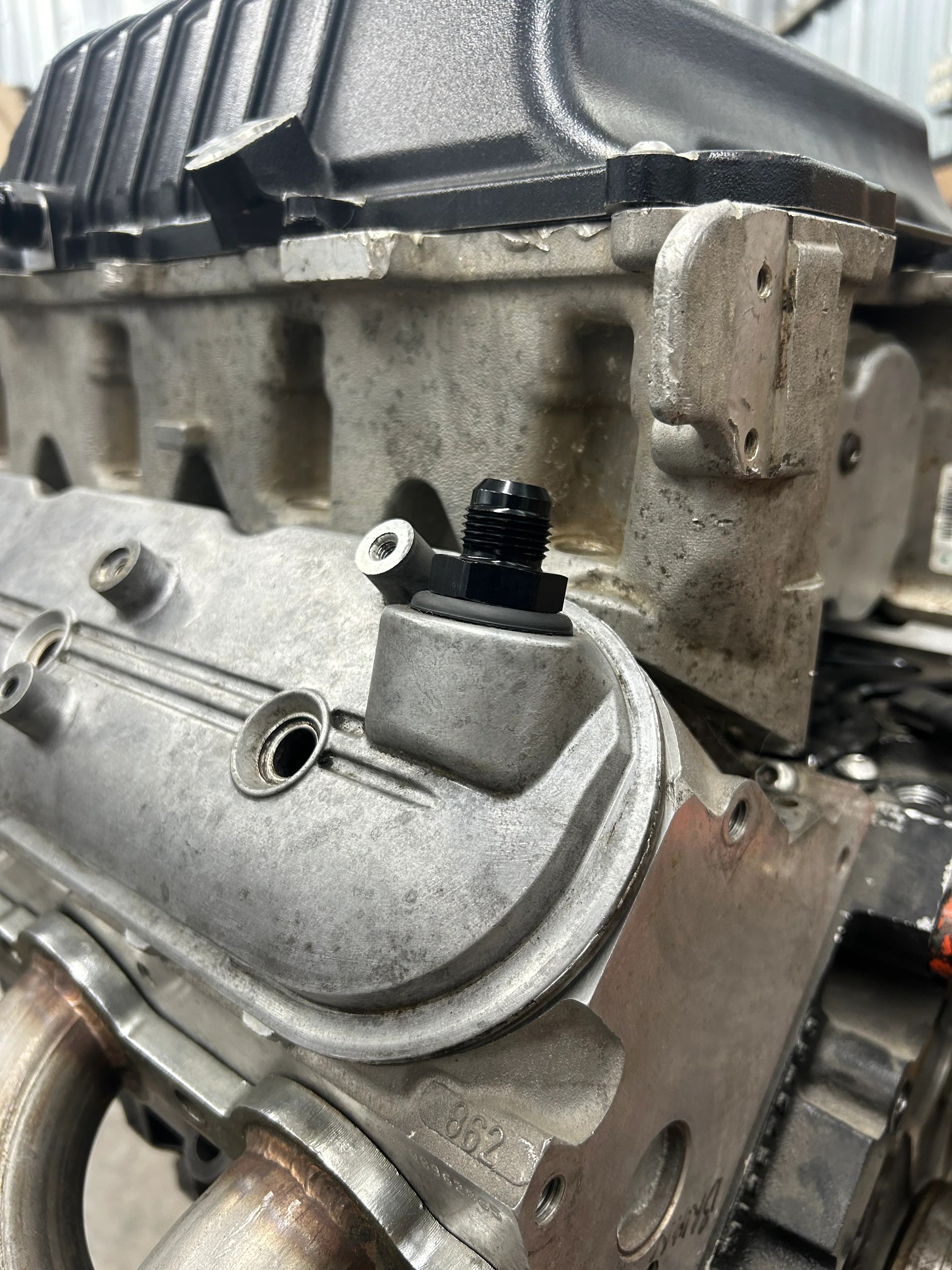 8 AN Push in Fitting for Factory GM LS Valve cover grommet – Motion