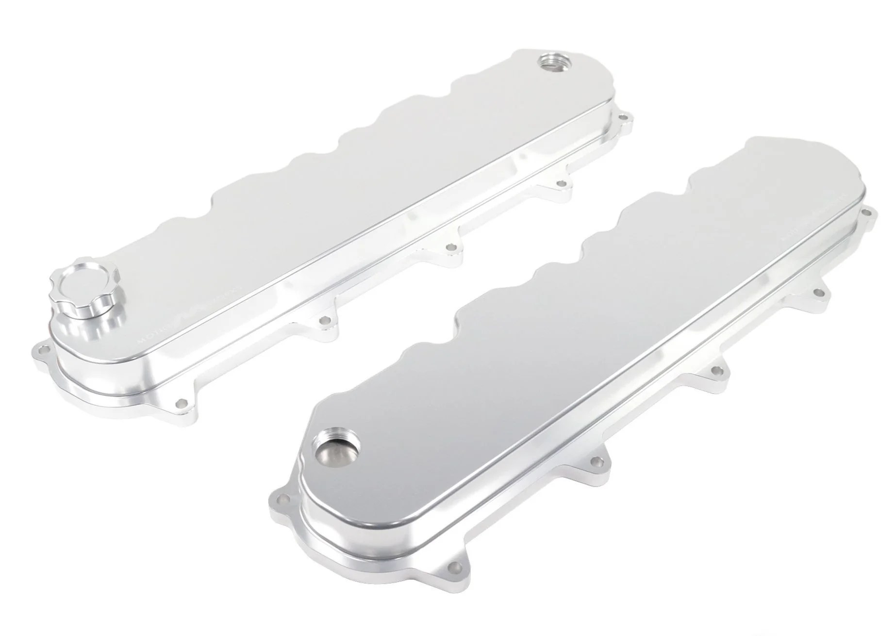Motion Billet Gen V LT Valve Covers (Clear Anodized Finish) 11120