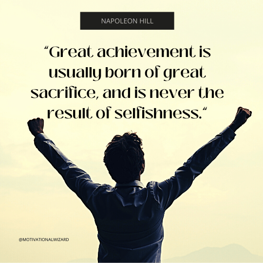 Best Sacrifice Quotes About Life To Achive Success