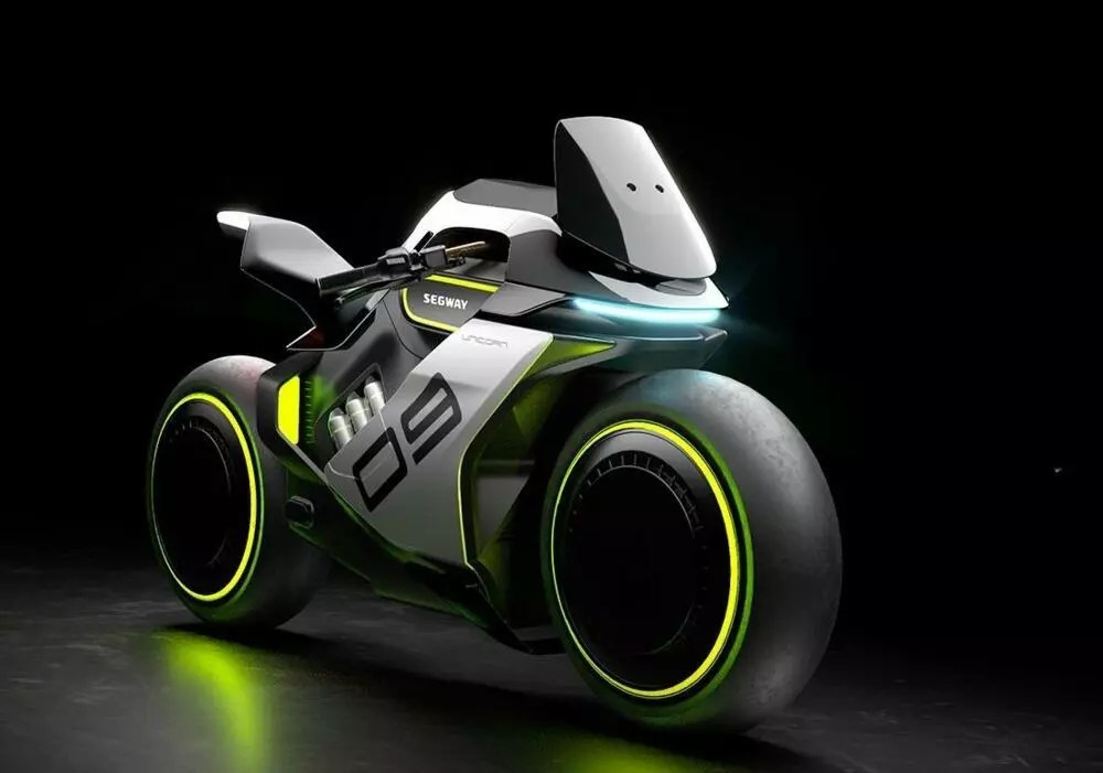 Segway Apex H2 une moto hybride (hydrogène+électrique) prévue pour