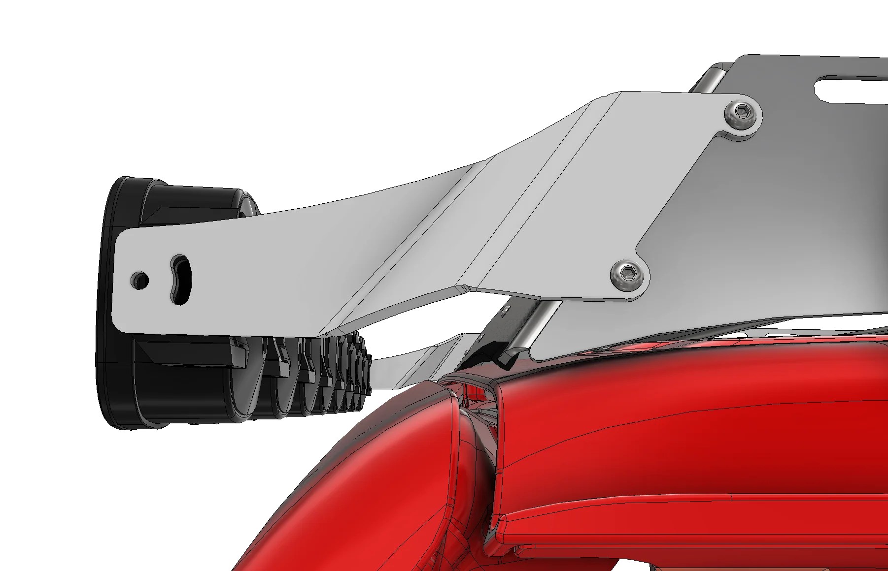 Linkable Light Bar Roof Rack Brackets for Baja Designs Motobilt