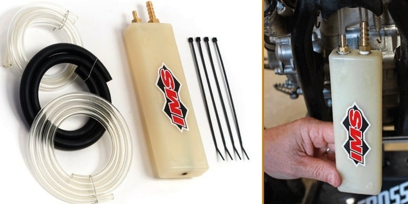 MXA TEAM TESTED IMS KTM COOLANT RECOVERY TANK Motocross Action Magazine