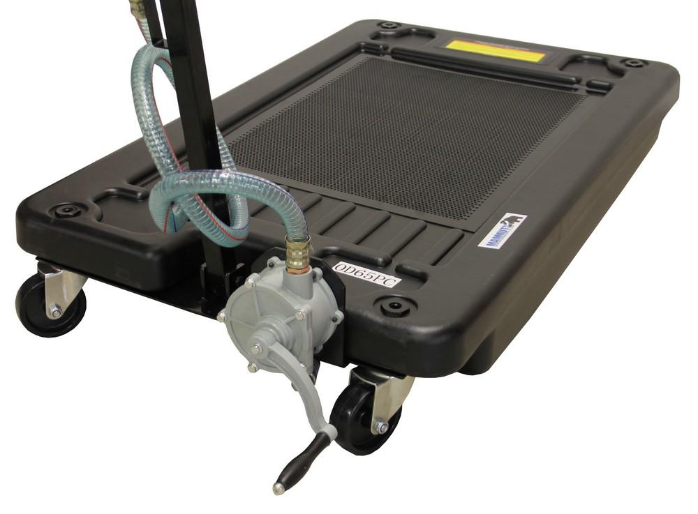 Oil drain dolly with hand pump 17 gallons Moto Garage Malta