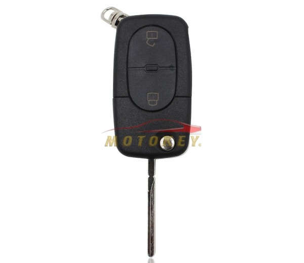 AUDI 2 Button Remote Key Case Round