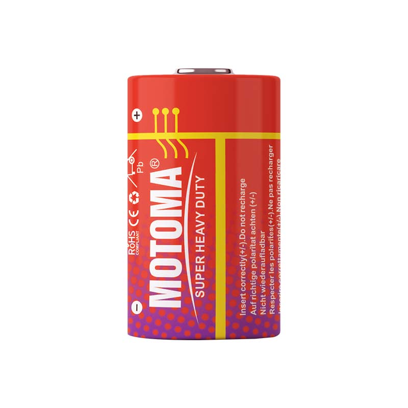 D Size Super Heavy Duty Zinc Battery Motoma