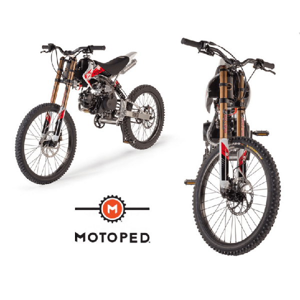 Motoped Pro Review – a cross between a motocross bike and a downhill bike