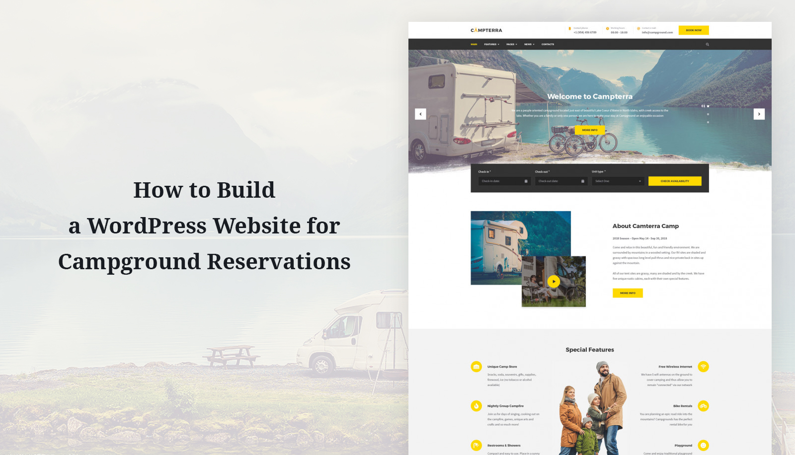 15 Best Camping WordPress Themes 2023 MotoPress