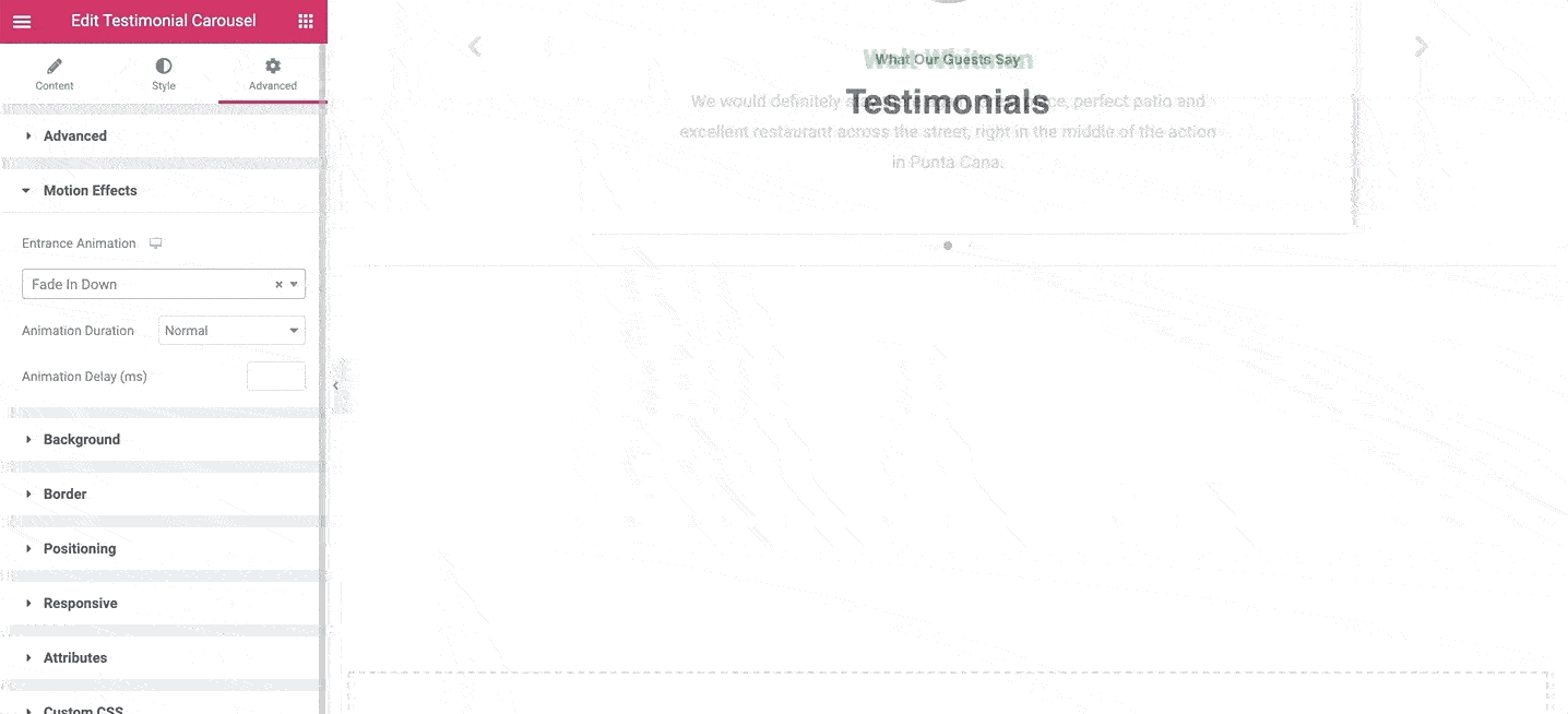 Testimonial Carousel Elementor Widget, Testimonial Slider