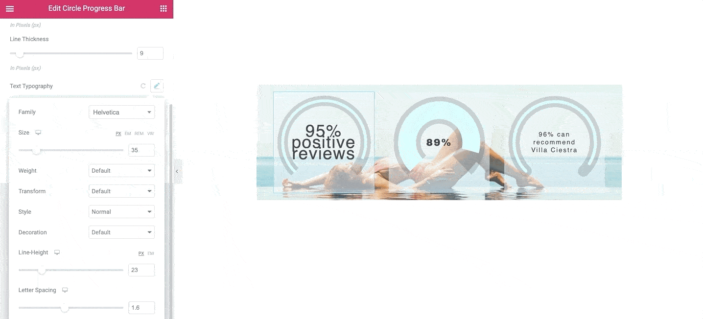 Circle Progress Bar & Counter Elementor Widgets by Stratum