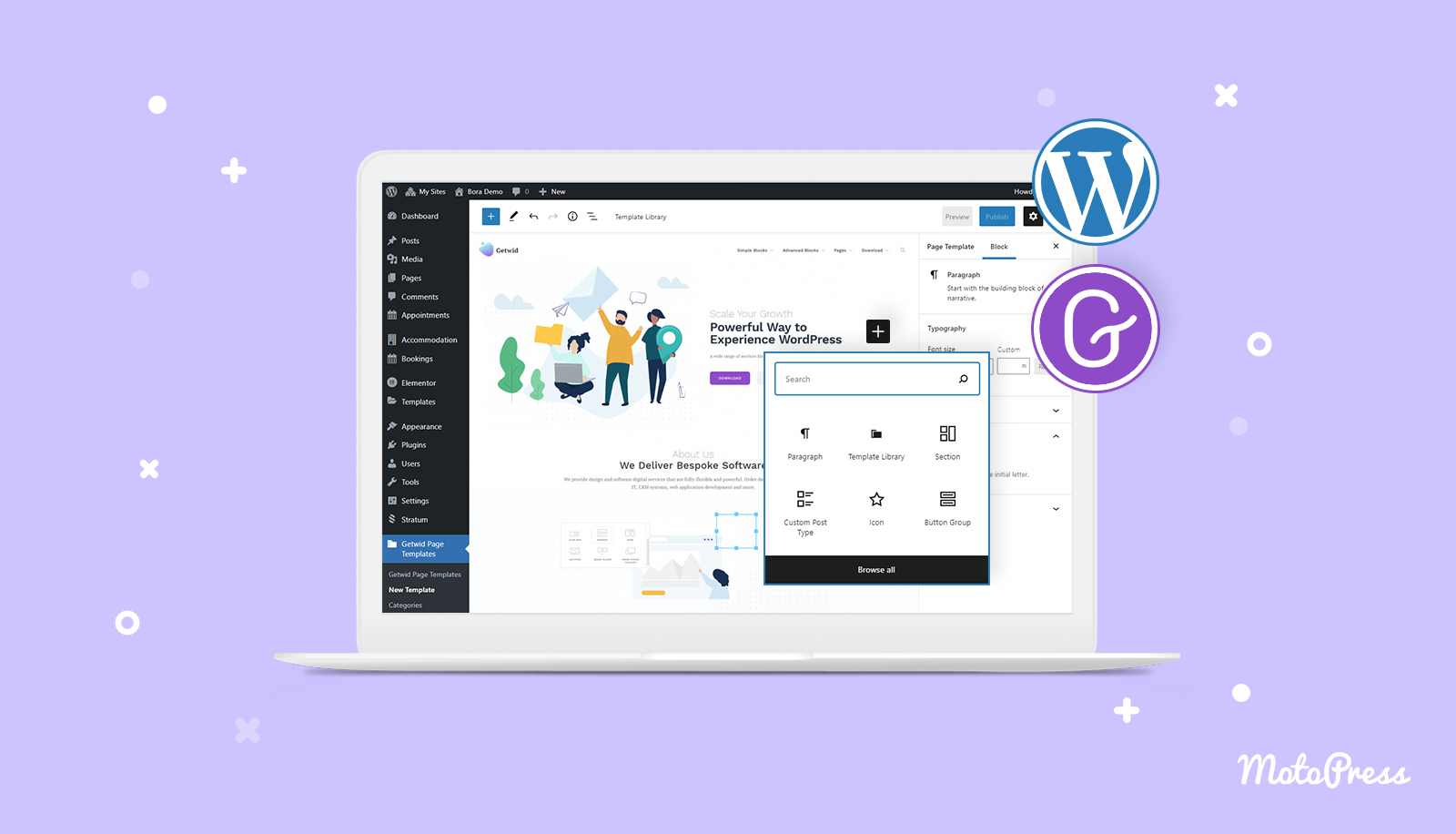 WordPress Block Editor How To Work Efficiently in Gutenberg? MotoPress