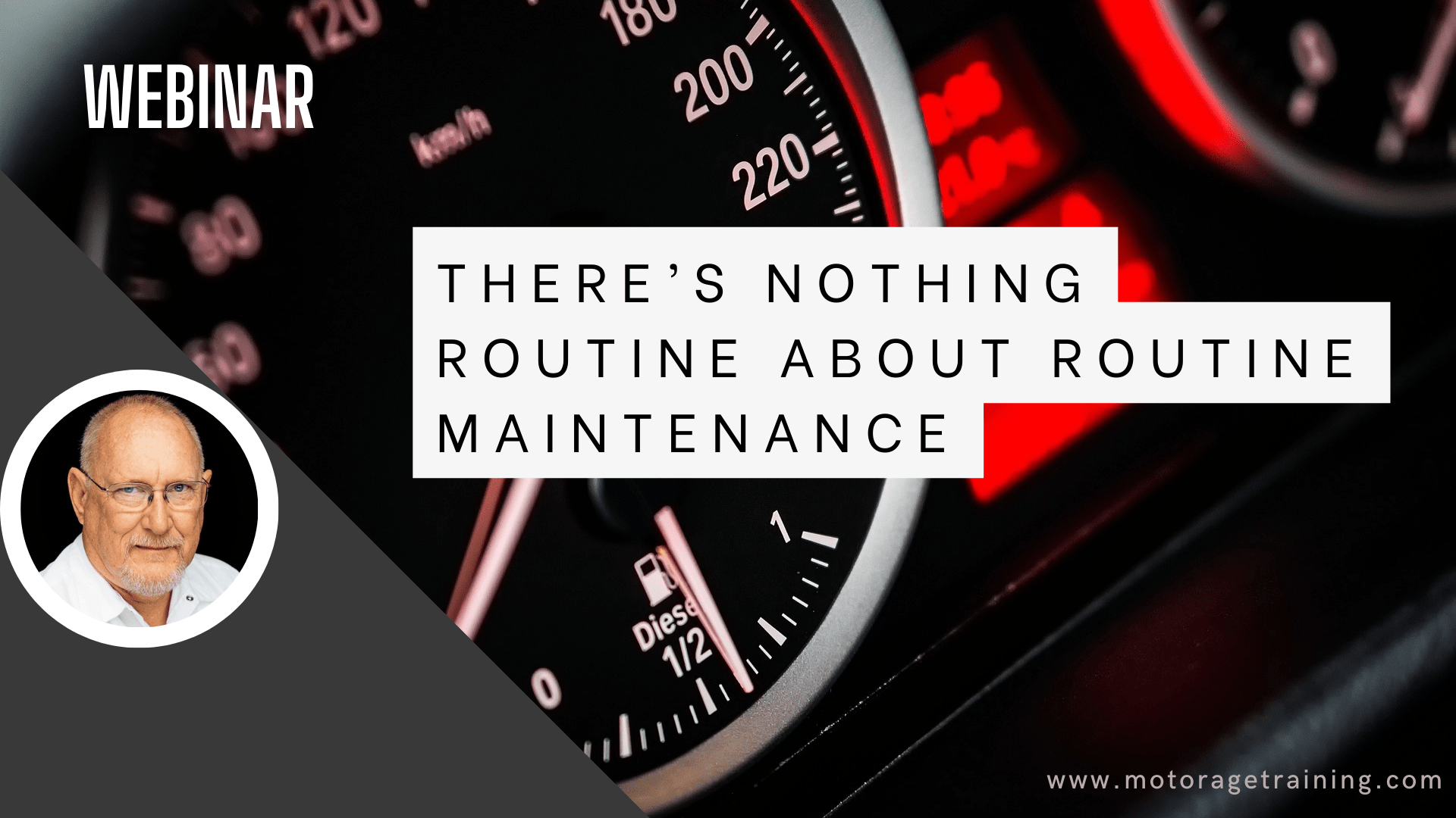 There's Nothing Routine About Routine Maintenance Motor Age Training