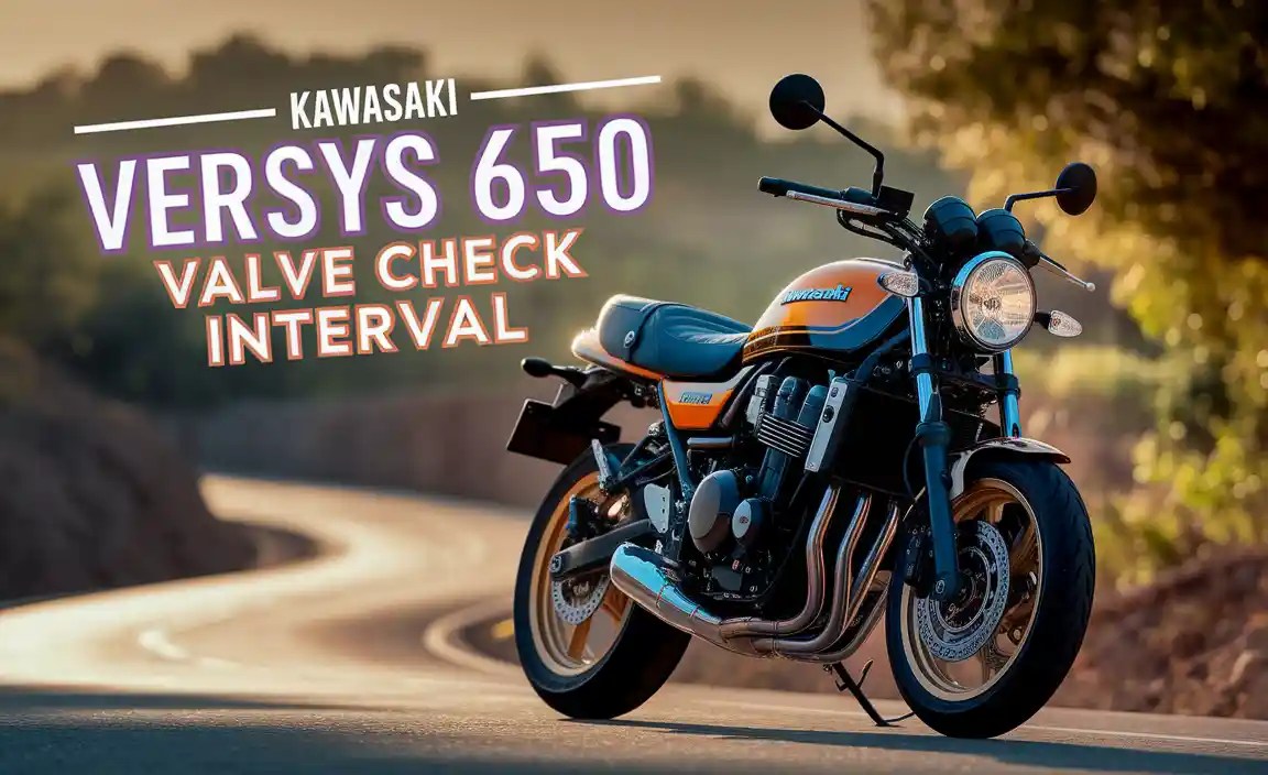 Kawasaki Versys 650 Valve Check Interval