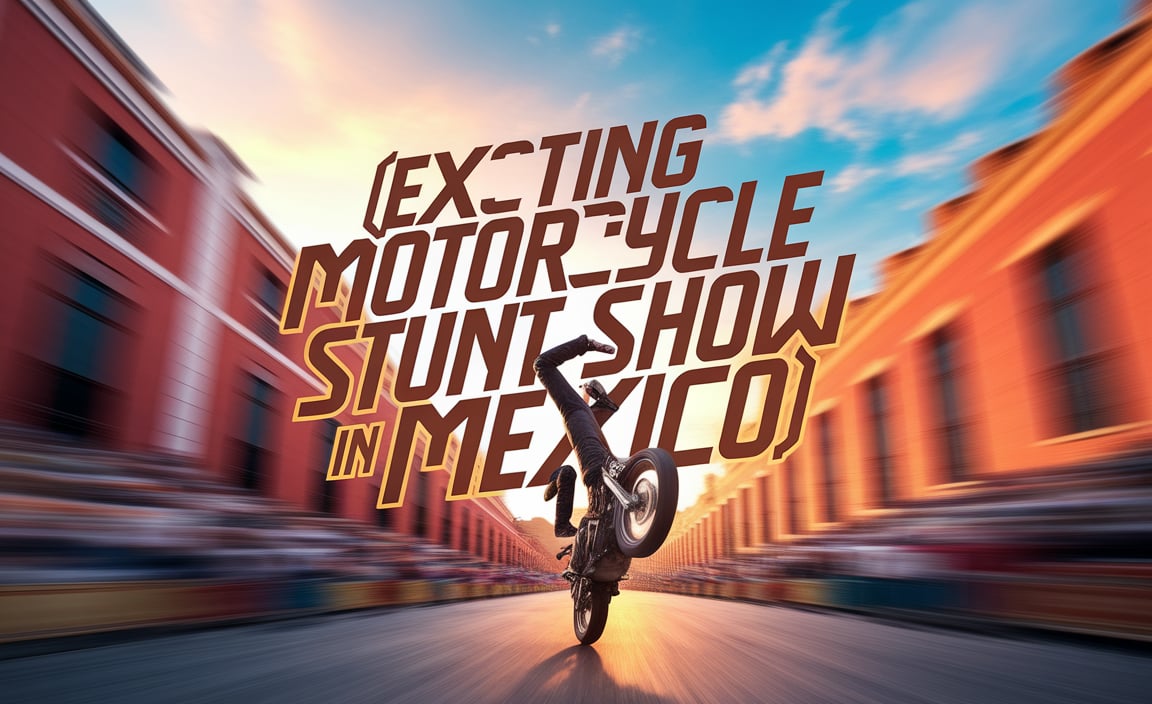 Exciting Motorcycle Stunt Show in Mexico