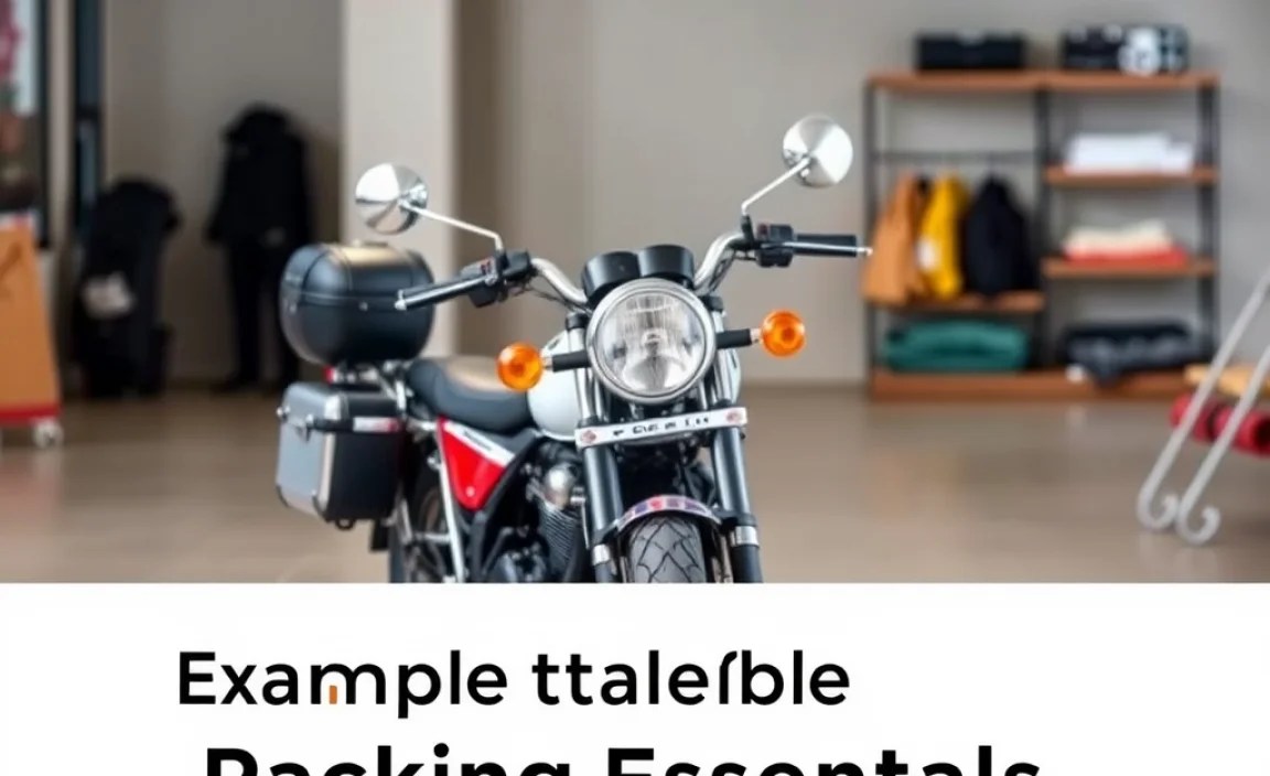 Example Table: Packing Essentials Checklist