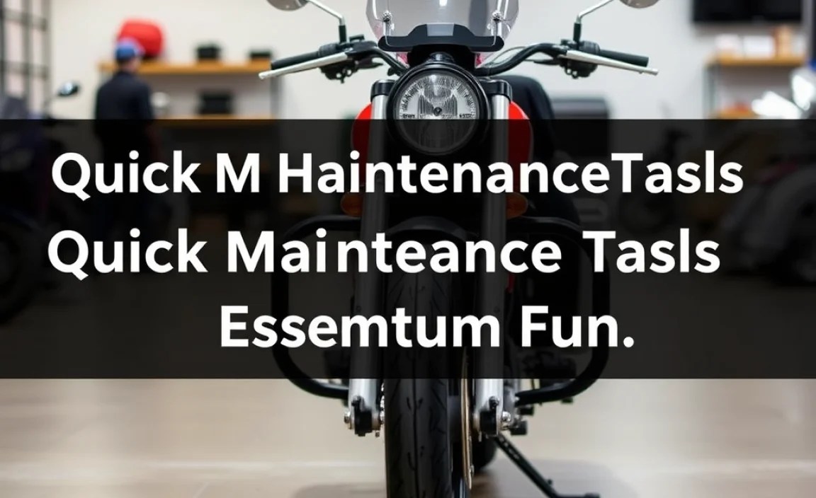 Quick Maintenance Tasks for Maximum Fun