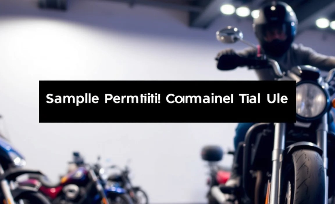 Sample Permit Comparison Table