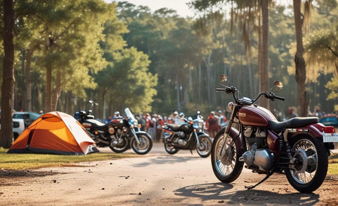 Motorcycle-Specific Camping Items