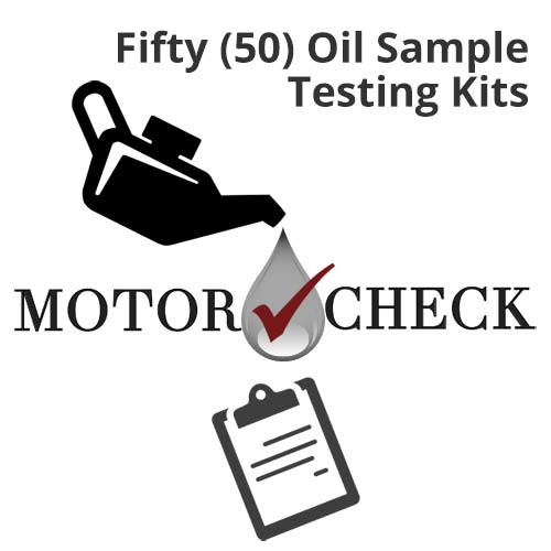 Fifty Oil Sample Test Kits Motor Check Lab Clinic