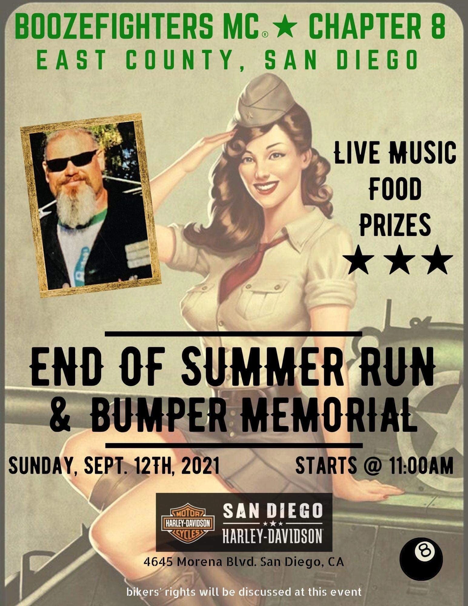 Boozefighters Missouri January 27, 2023 Events BoozeFighters MC End Of Summer Run & Bumper Memorial