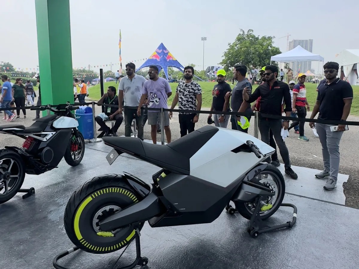 4 Ola Electric Bike concepts presented at the MotoGP Bharat circuit
