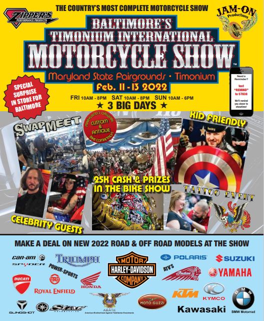 Timonium Motorcycle Show 2023 Timonium International Motorcycle Show
