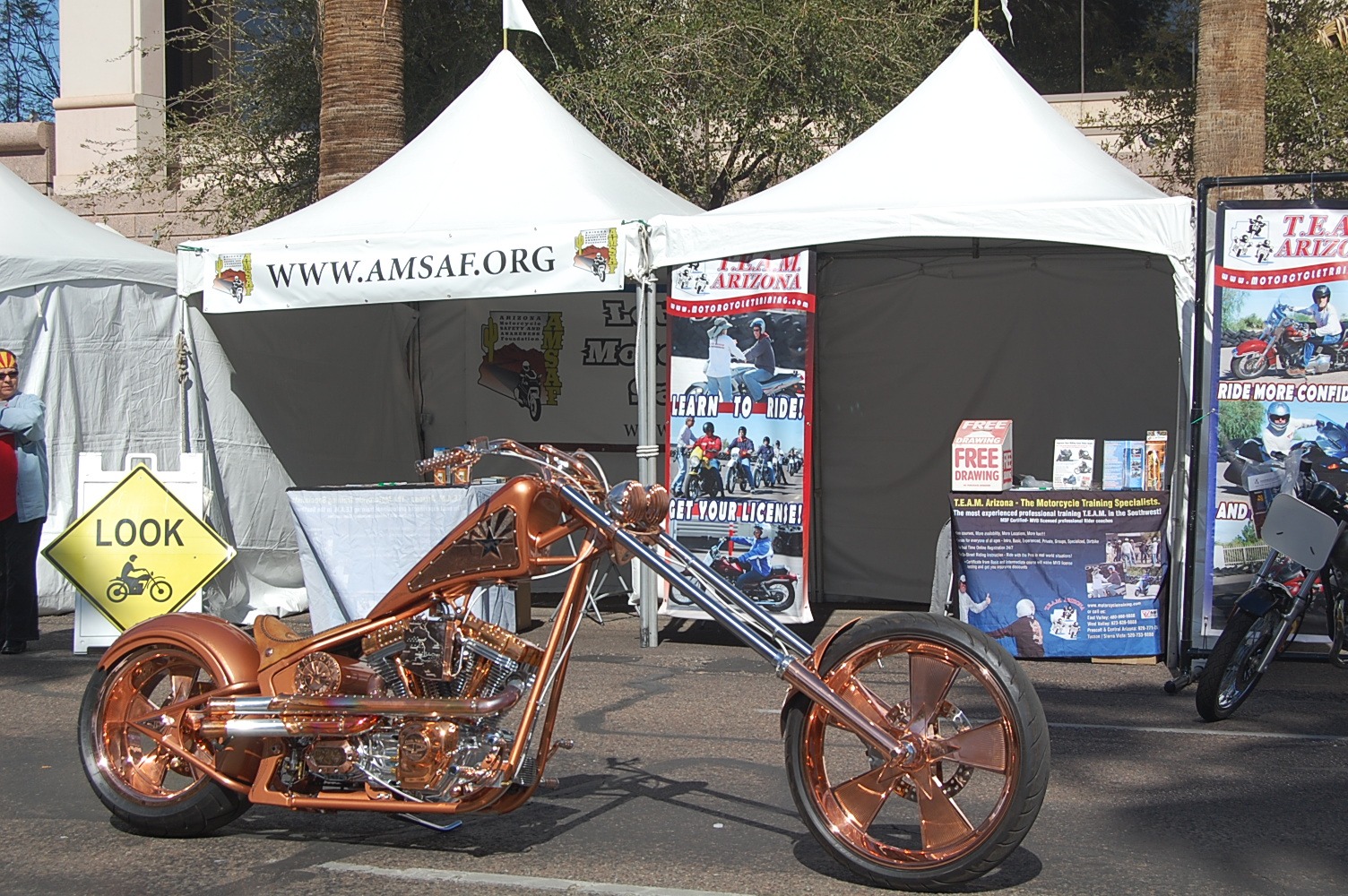 TEAM Arizona kickin' it with the Copper Chopper! TEAM Arizona