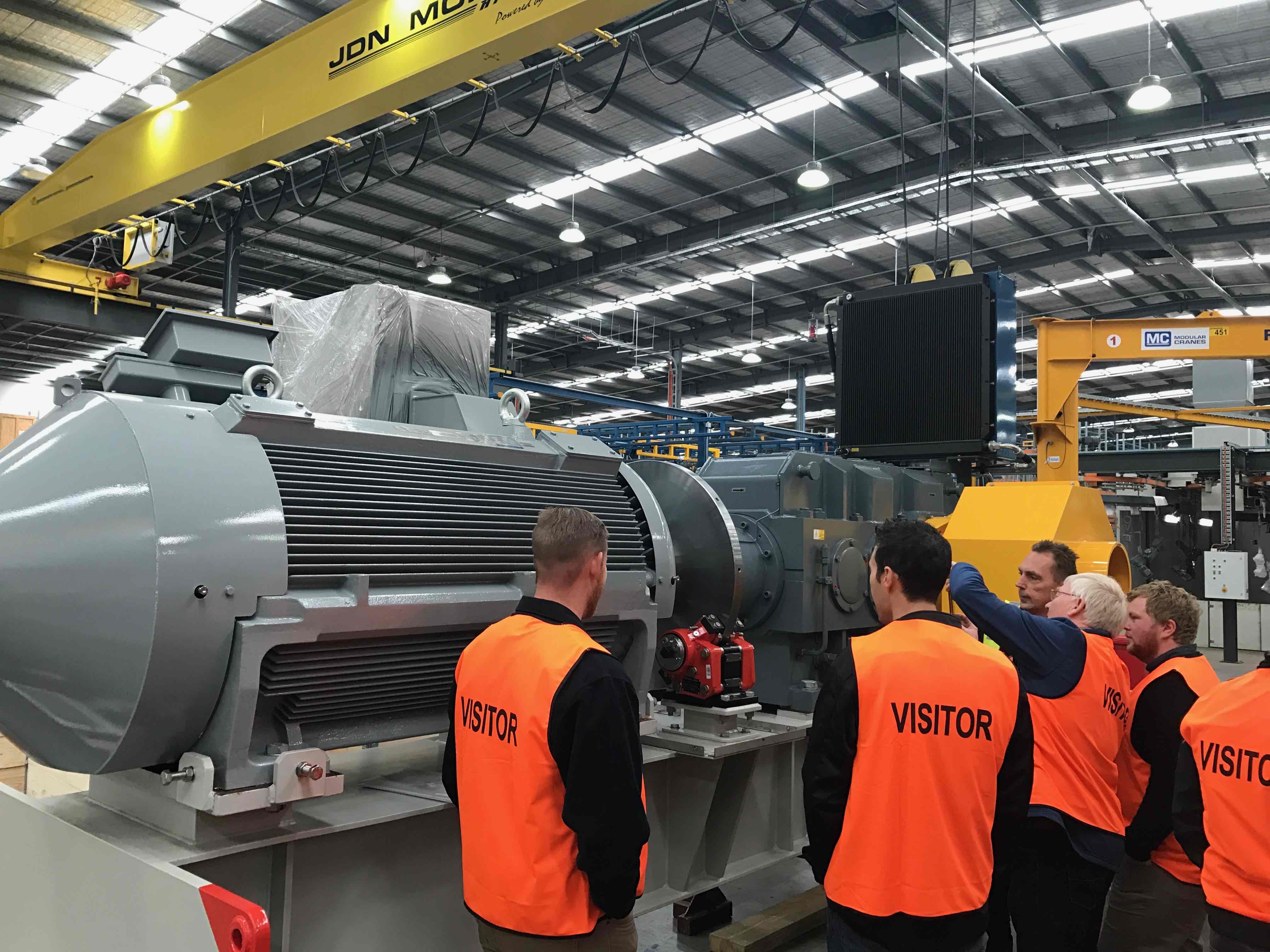 SEWEURODRIVE Tullamarine Factory Tour Motor Gearbox Products