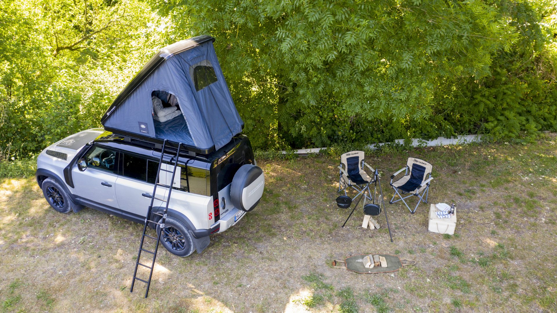 2020 Land Rover Defender Rooftop Tent Is Luxury Camping At Its Finest