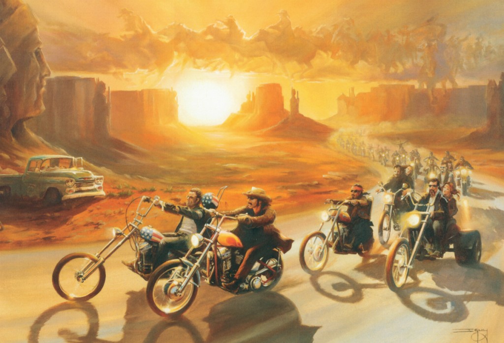 Easy Rider Ian Guy Motoring Artist