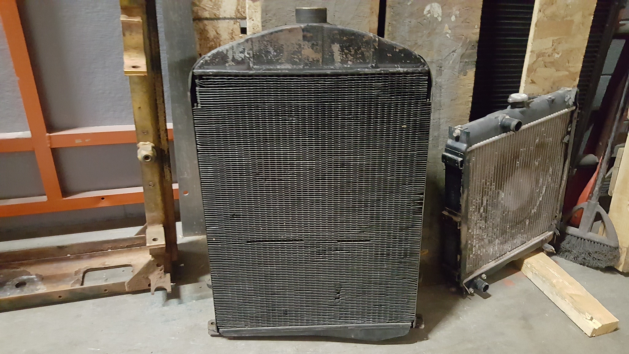 1929 Ford Model A copper amd brass original radiator repair overhaul