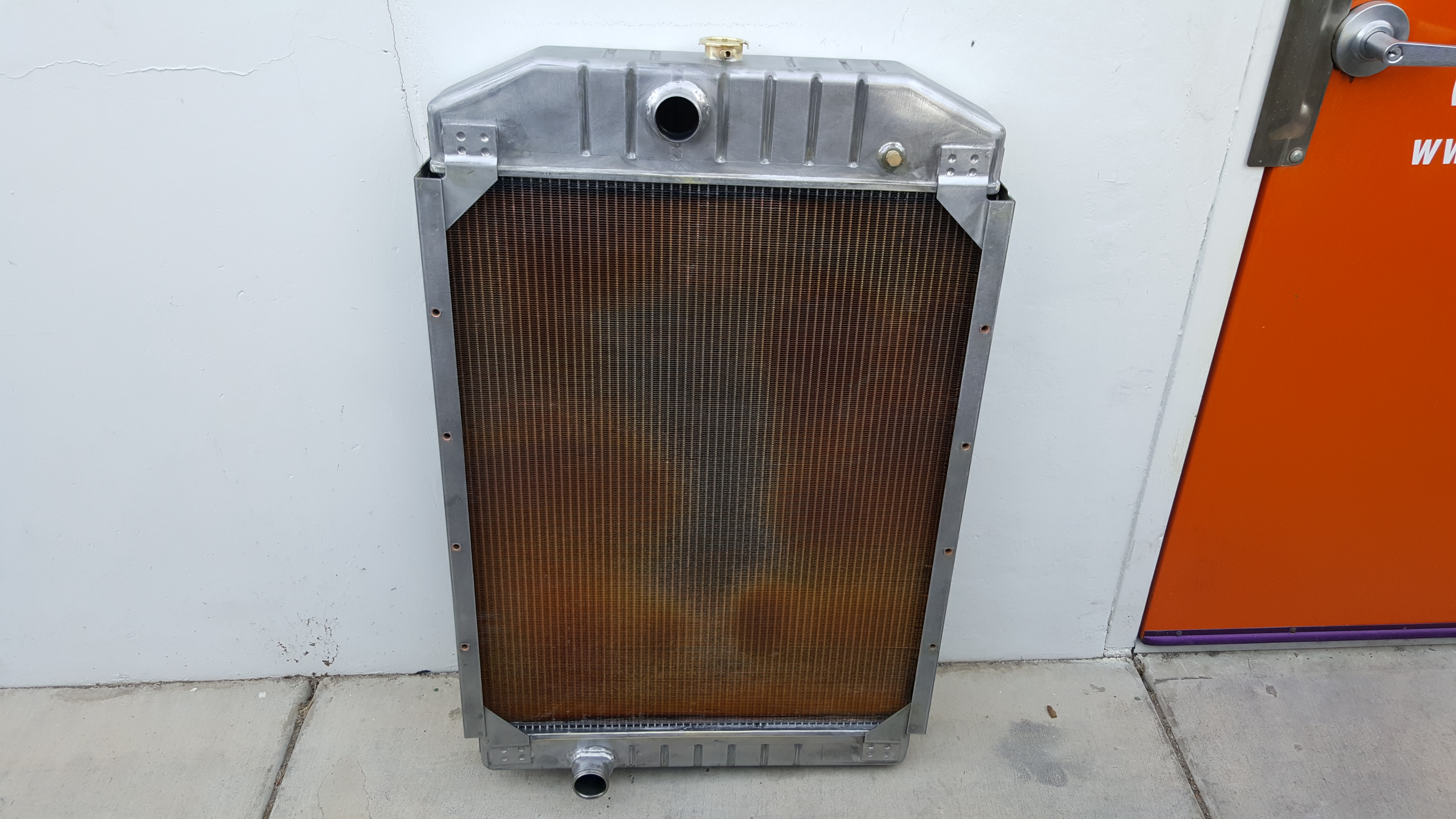 OnanGeneratorRadiatorBuilding02092018 Motor Mission Machine and Radiator