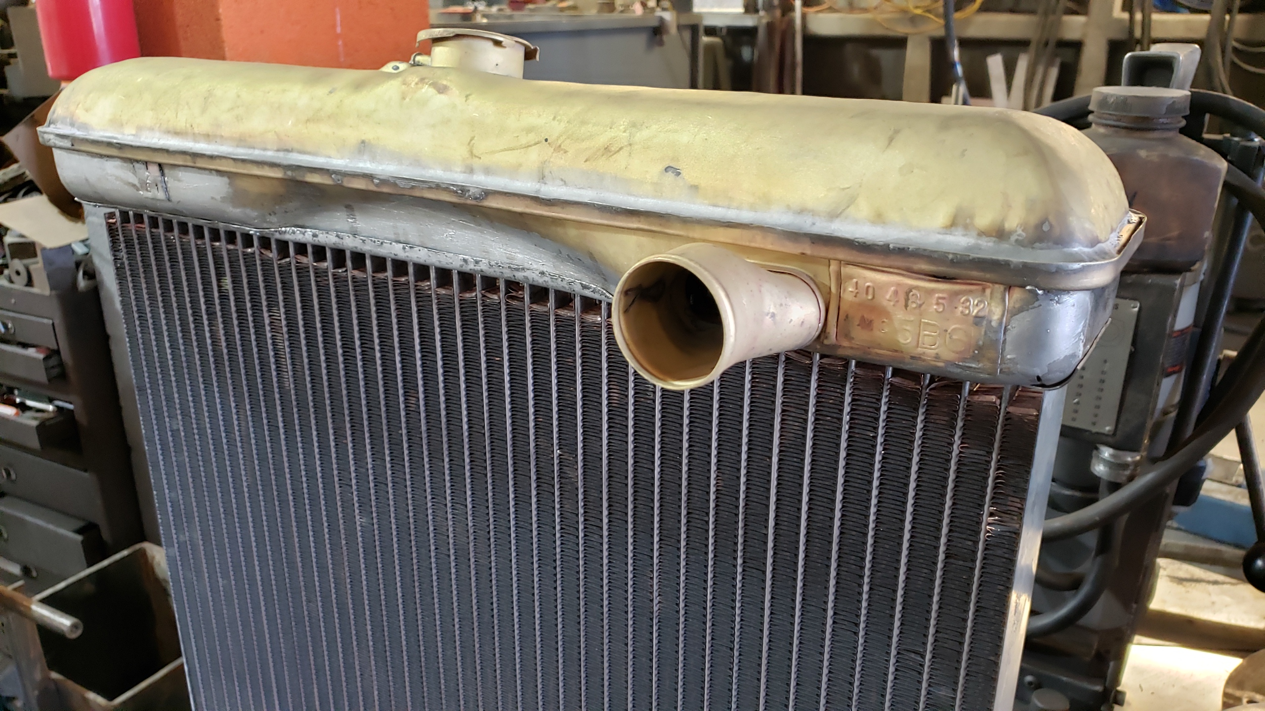 Antique Vintage Copper Brass Radiator Rebuilding Recore Motor Mission