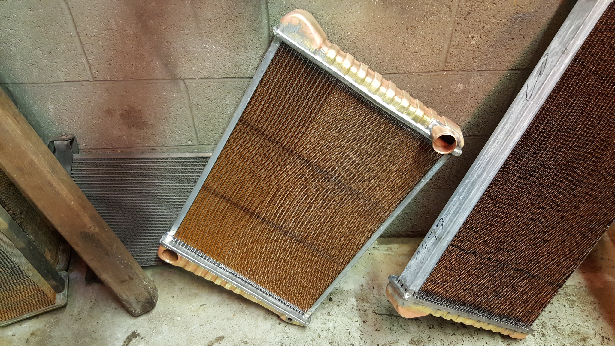 Custom High Efficiency Copper Brass Crossflow Radiators Build Motor