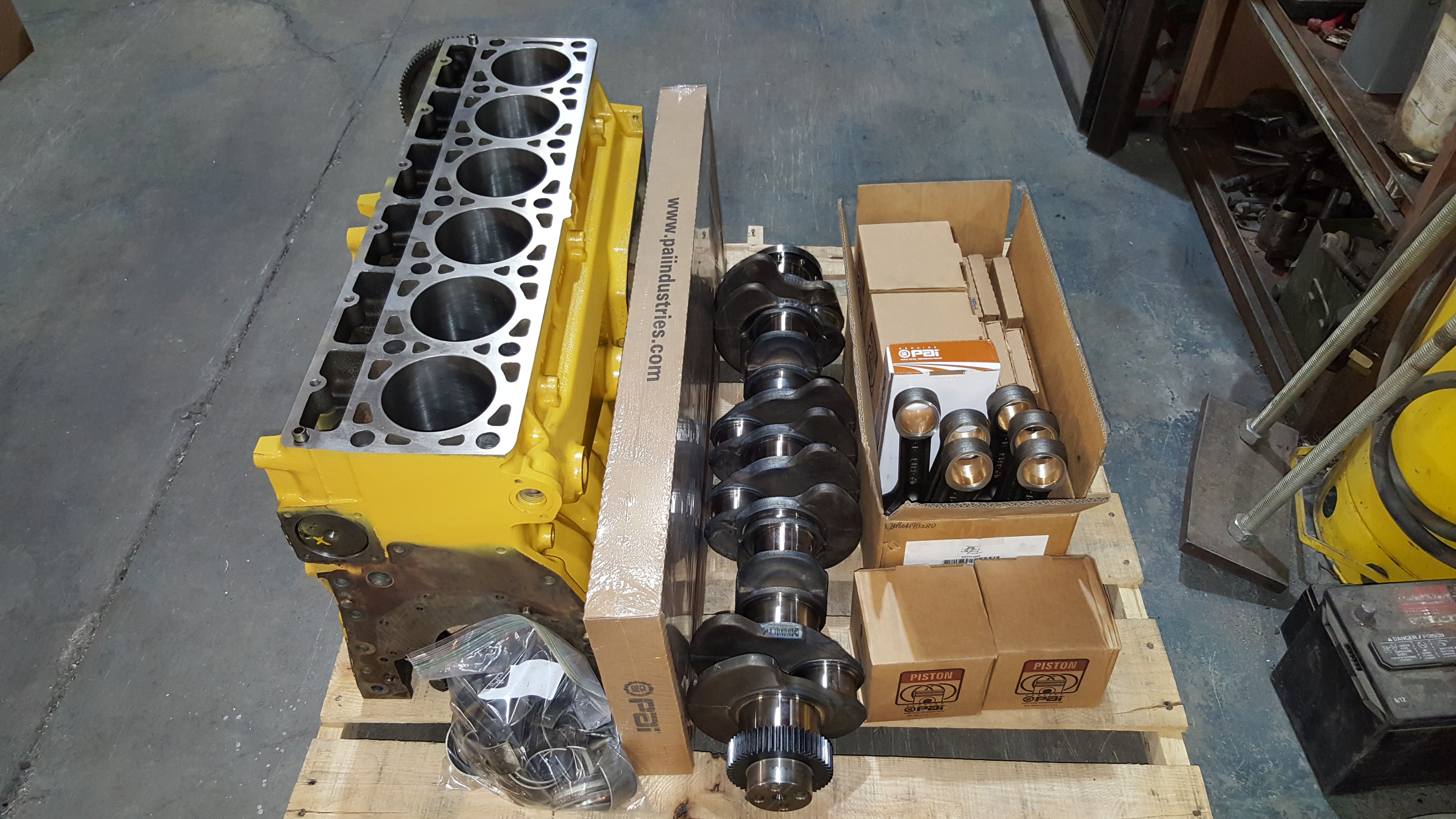 DieselEngineMachineWork06292017 Motor Mission Machine and Radiator