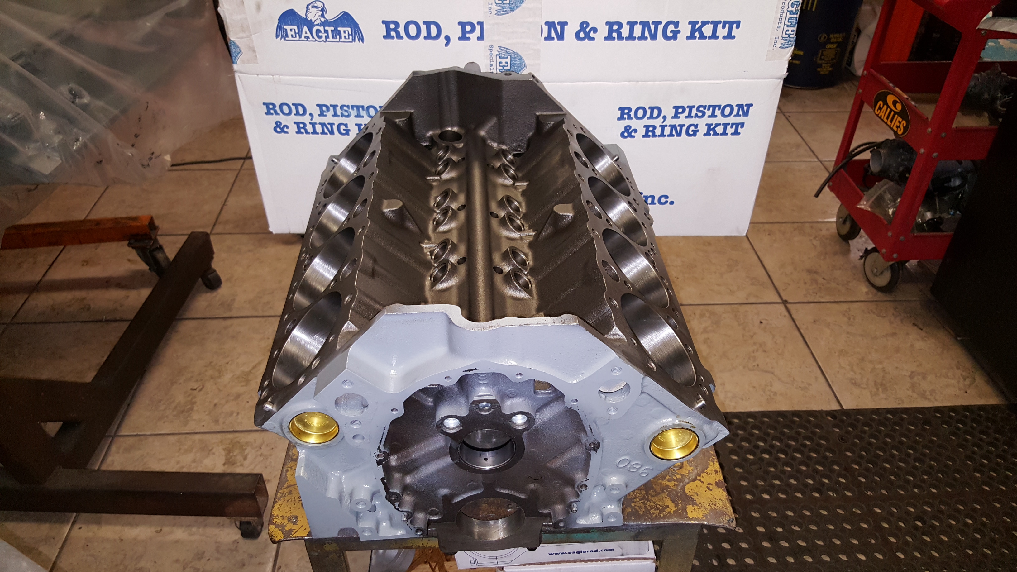 Small Block Chevy 383 Stroker Engine Machining and Custom Build Motor Mission Machine and Radiator