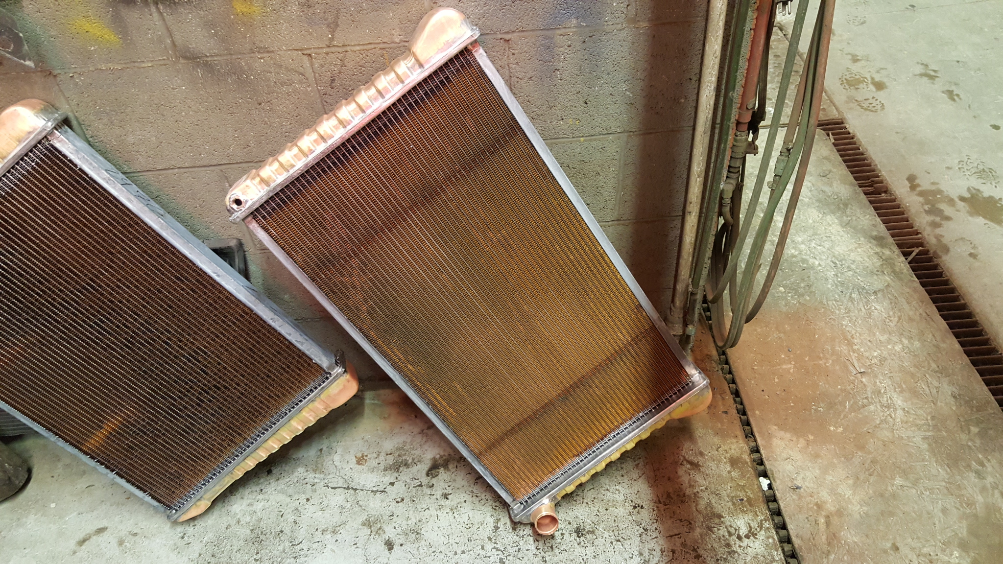 Custom High Efficiency Copper Brass Crossflow Radiators Build Motor