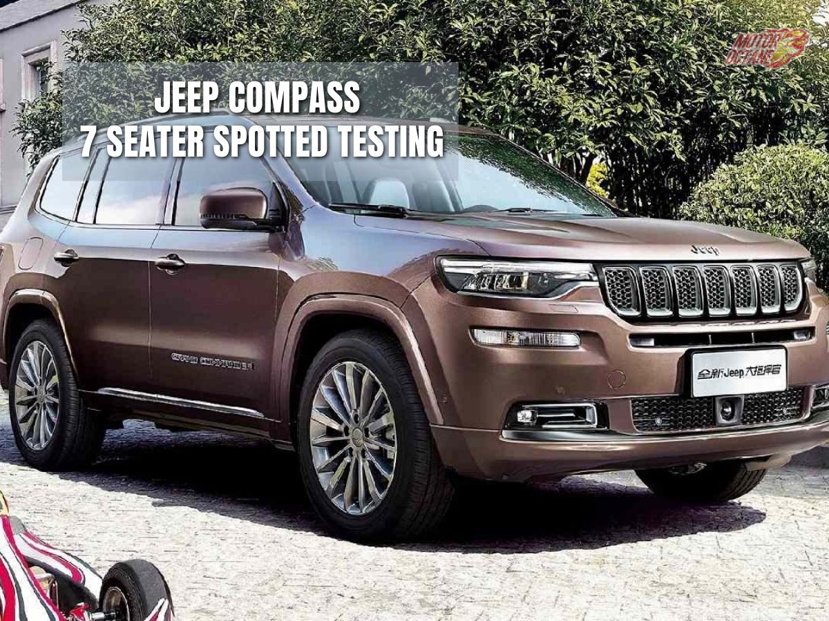New Jeep Compass 7 seater SPOTTED testing » MotorOctane