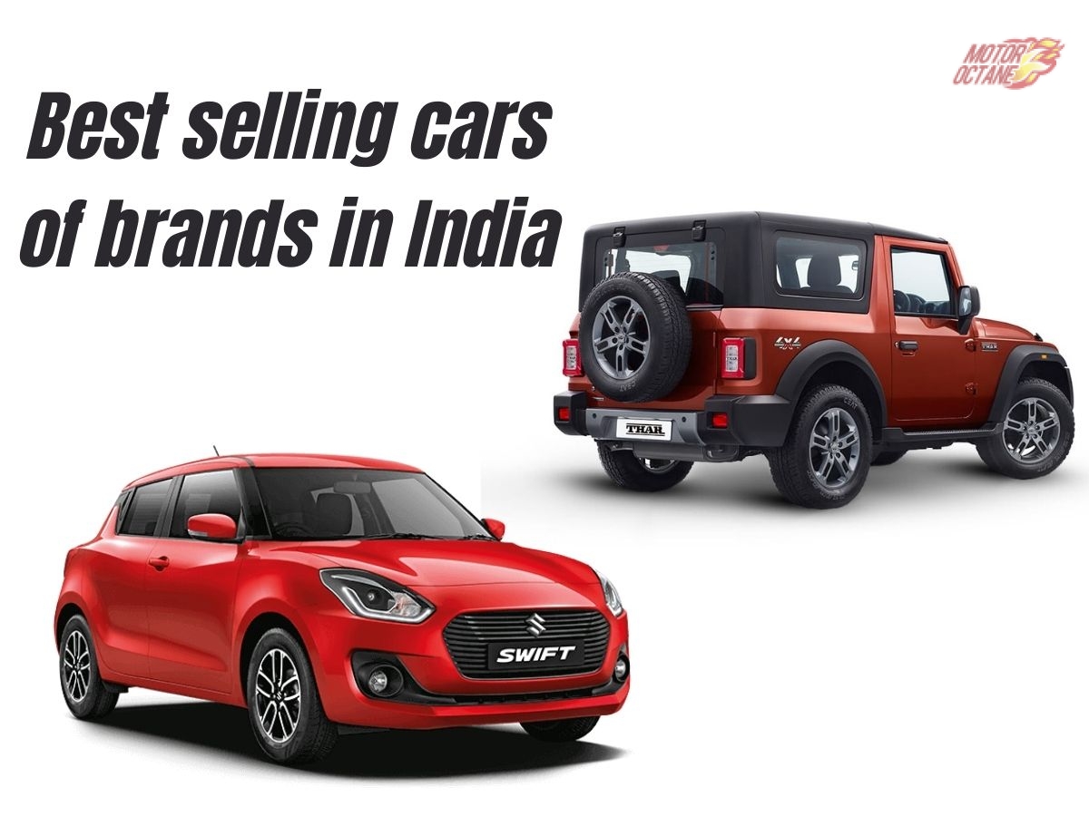Best selling cars of major brands in India » MotorOctane