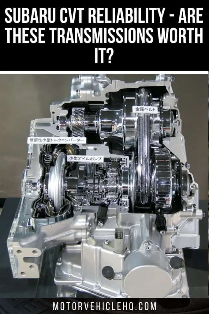 Subaru CVT Reliability - Are These Transmissions Worth It? - Motor