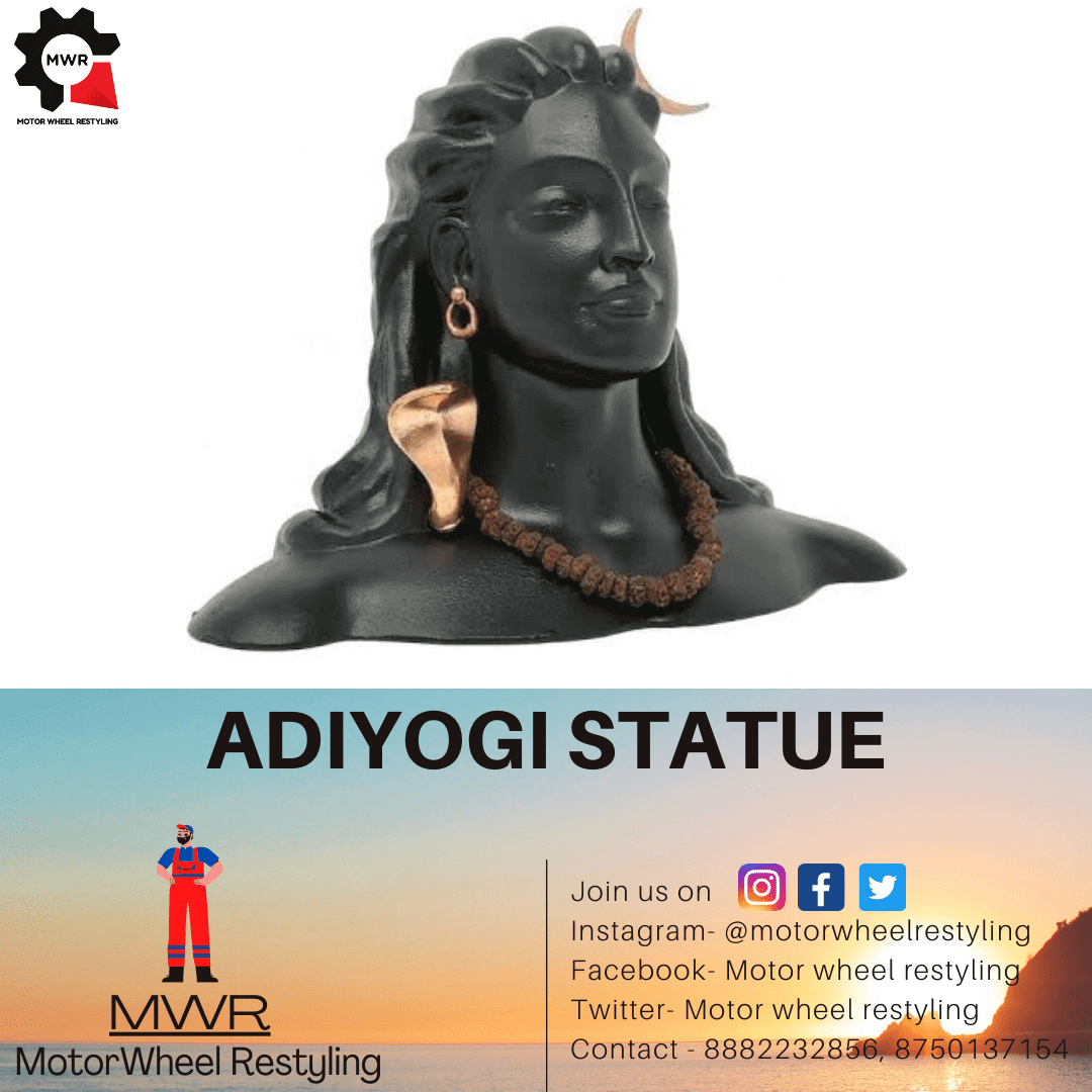 Adiyogi Statue (Black) Motor Wheel Restyling