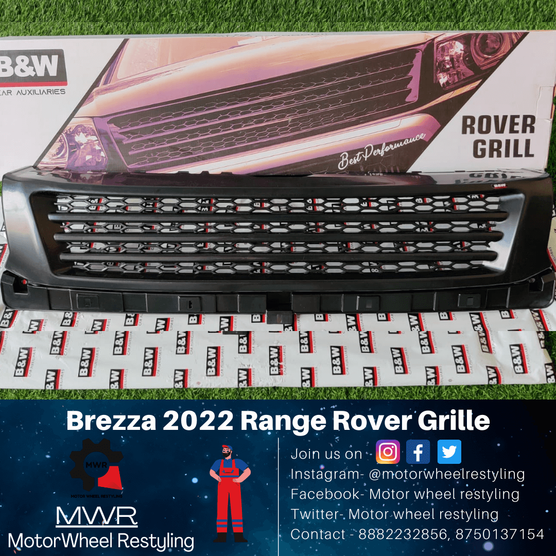 Brezza Type 2 Range Rover Grille (20202021) Motor Wheel Restyling