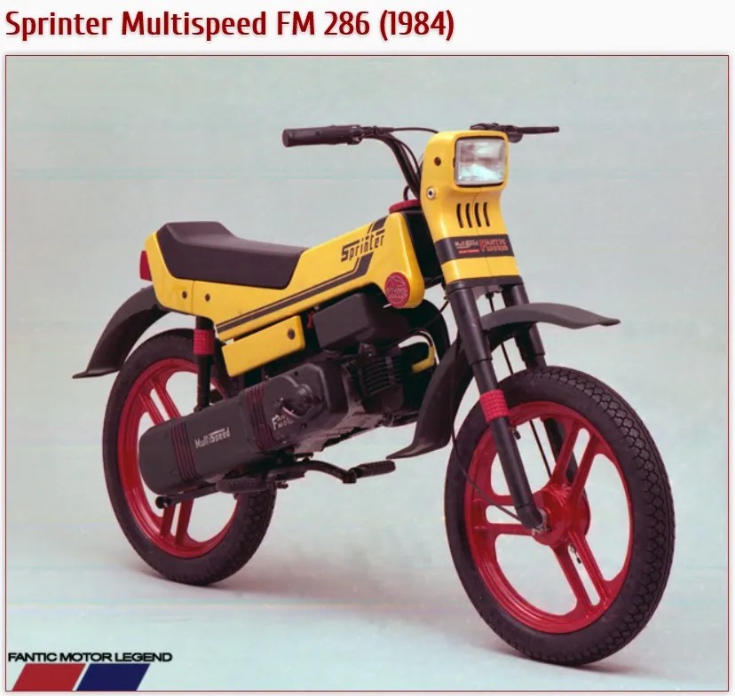 Moto del día Fantic Sprinter espíritu RACER moto