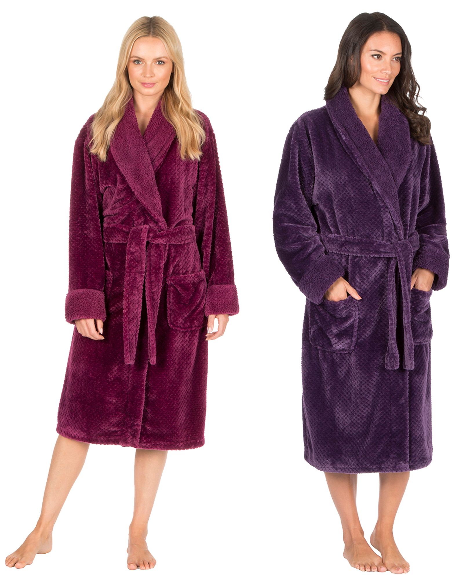 Ladies Fleece Soft Dressing Gown MotoSoko Marketplace