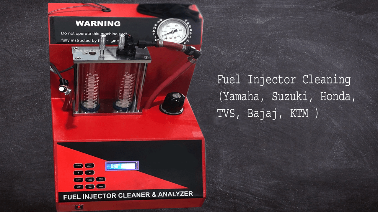 Fuel Injector Cleaning Yamaha, Suzuki, Honda, TVS, Bajaj, KTM