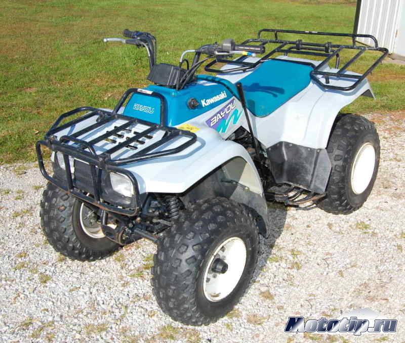 Квадроцикл Kawasaki BAYOU 220, отзывы, фото, характеристики. Продажа