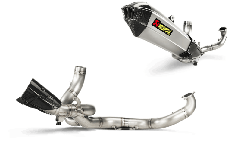 Akrapovic Titanium Full Exhaust System Multistrada 1200 15+