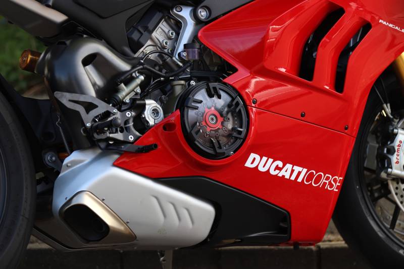 Desmoworld Exclusive Billet Clutch Cover Ducati Panigale V4 R. Made In